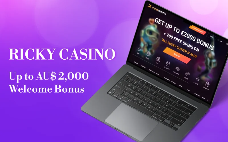 Ricky Casino welcome bonus slots crypto
